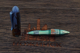 Эксклюзивная авторская ручка Дмитрия Стрельцова «Цеппелин. Bad Teddy на природе»