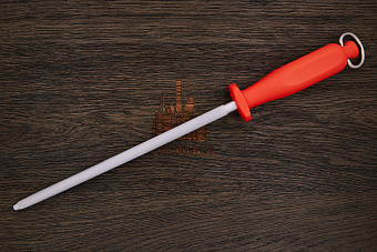 Мусат металлический Solingen, длина 250мм, рукоять красная