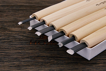 Набор для резьбы по дереву, 6 резцов