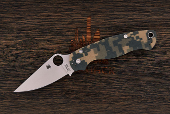 Складной нож Spyderco Para-military 2, сталь CPM S30V, рукоять G10 камо