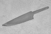 Заготовка для ножа, сталь JM390A 2,9мм. Модель "Аппарель У155" с клинком 155мм, ТО 62-63HRC - фото №1