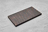 Карбон twill 12K, плашка 140x80x8мм, с медной пудрой - фото №1