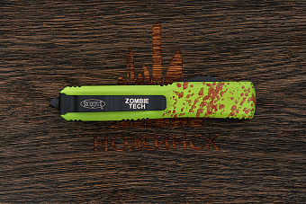 Автоматический складной нож Microtech Zombietech, сталь M390, рукоять алюминий