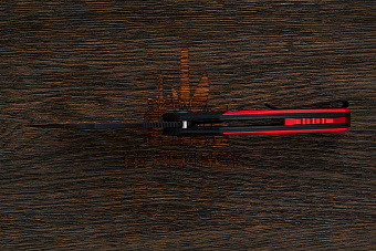 Нож складной CJRB Caldera, клинок 90мм, сталь AR-RPM9, рукоять G10 красный