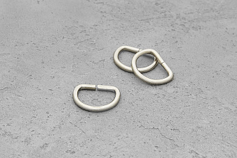 Полукольцо 27x21 мм (сталь 3,0 мм) никель