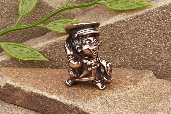 Бусина на темляк Вовка от мастерской Крымская бронза