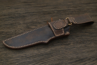 Авторский разделочный нож, сталь ламинат