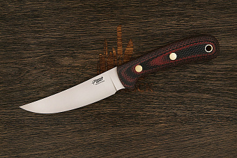 Нож туристический Южный крест Фил, клинок 125мм, сталь CPR, рукоять текстолит красно-черный