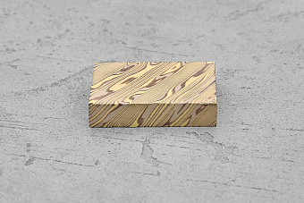 Мокуме твист, брусок 36x22x8,0мм, 58г