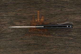 Нож складной QSP Lark, клинок 80мм, сталь Sandvik 14C28N, рукоять карбон-R