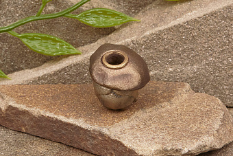 Бусина на темляк «Череп в кепке»