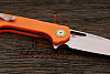 Нож складной Artisan Archaeo, клинок 98мм, сталь D2, рукоять G10 оранжевый - фото №4