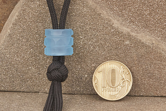 Бусина на темляк №4 голубая