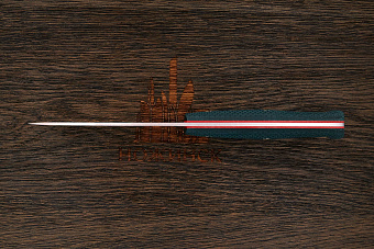 Нож туристический Южный крест Шершень-L, клинок 115мм, сталь N690Co, рукоять текстолит изумруд