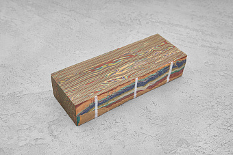 Авторская микарта, блок 134х48х28мм L096