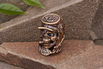 Бусина на темляк Конфедерат от мастерской Крымская бронза
