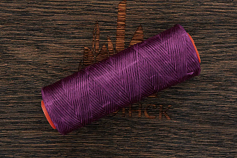 Нить вощеная 1,0мм. Гамма-8 (темно-сиреневая)