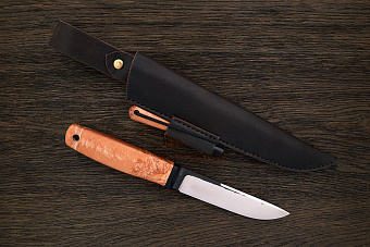 Разделочный нож Ильи Семенова Бро с огнивом, сталь Х12МФ