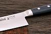 Нож кухонный Yaxell Gou шеф 200мм, сталь SG2 в обкладках из дамаска - фото №2