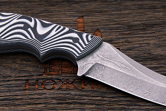 Тактический нож Волчий век Кондрат-10, сталь Niolox, рукоять G-10 черно-серый