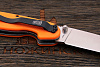 Складной нож Ontario RAT-1, сталь AUS 8, рукоять нейлон оранжевый - фото №4
