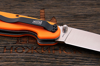 Складной нож Ontario RAT-1, сталь AUS 8, рукоять нейлон оранжевый