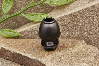 Бусина на темляк «Лаки Джентльмен» синяя бабочка