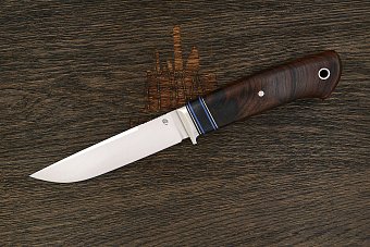 Нож разделочный Геннадия Дедюхина Универсал, клинок 128мм, сталь M390, рукоять дерево Т1