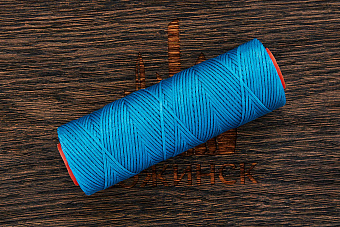 Нить вощеная 1,0мм. Гамма-7 (бирюзовая)