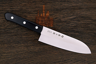 Нож Tojiro сантоку 170мм, сталь VG-10, рукоять пластик