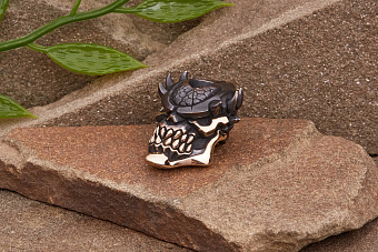 Бусина для темляка Хищник (бронза) от мастерской Братьев Пешковых