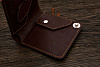 Кошелек с ножом коричневый - фото №4