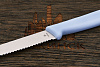 Нож кухонный Böker Sandwich Knife, нержавеющая сталь, рукоять пластик голубой - фото №2