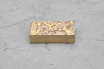 Мокуме дикий, брусок 36x22x8,0мм, 58г