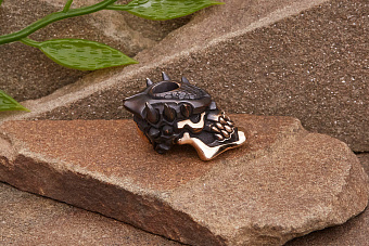 Бусина для темляка Хищник (бронза) от мастерской Братьев Пешковых