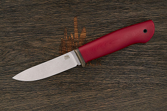 Нож туристический Мастерской Тать Харза, клинок 112мм, сталь Cor-X, рукоять микарта
