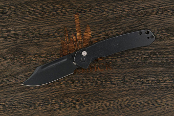 Нож складной CJRB Pyrite Bowie, клинок 80мм, сталь AR-RPM9, рукоять сталь