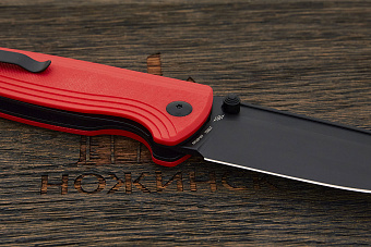 Нож складной CJRB Resource, клинок 105мм, сталь AR-RPM9, рукоять G10 красный