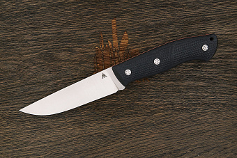 Нож туристический Ножинск-PRO Универсал, клинок 128мм, сталь AR-RPM9, рукоять микарта