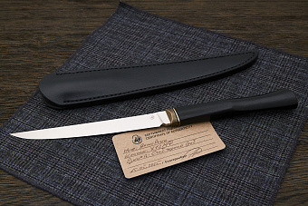 Нож туристический Дмитрия Пудова ЯпоноПика, клинок 146мм, сталь Х12МФ