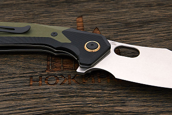 Нож складной CJRB Caldera, клинок 90мм, сталь AR-RPM9, рукоять G10 