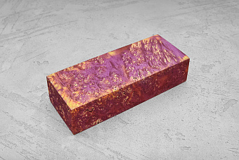 Кап клёна стабилизированный трехцветный Т55