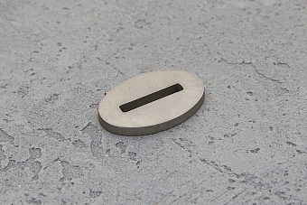 Больстер из титана 3мм, 33x22мм