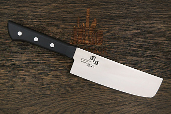 Нож кухонный KAI накири традиционный японский 165мм, сталь 1K6