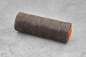 Нить вощеная 1,0мм. Гамма-1 (темно-серая)