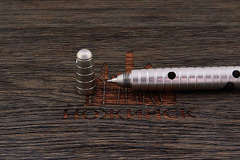 Титановая тактическая ручка Дмитрия Стрельцова «Ассасин» текстурированная