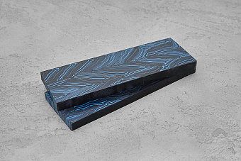 G-Mascus, 2 плашки 130×45×8мм черно-синий