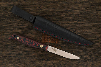 Нож туристический Kizlyar Supreme Companero, клинок 110мм, сталь AUS-10Co, рукоять G10 чёрно-красный