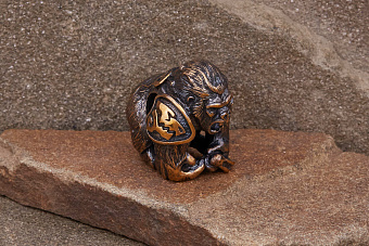 Бусина на темляк XL «Боевая горилла»