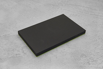 Микарта, плашка 130x80x10(+)мм, с салатовым спейсером 1,5мм